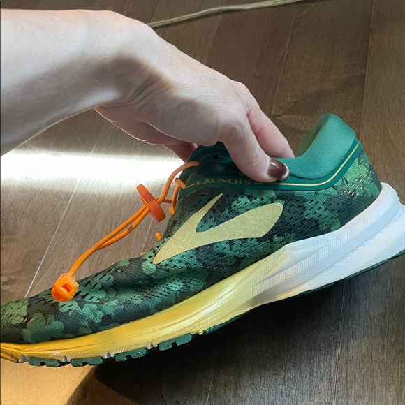 Brooks Men's Athletic Shoes - Green and Orange size 9 - Picture 6 of 12